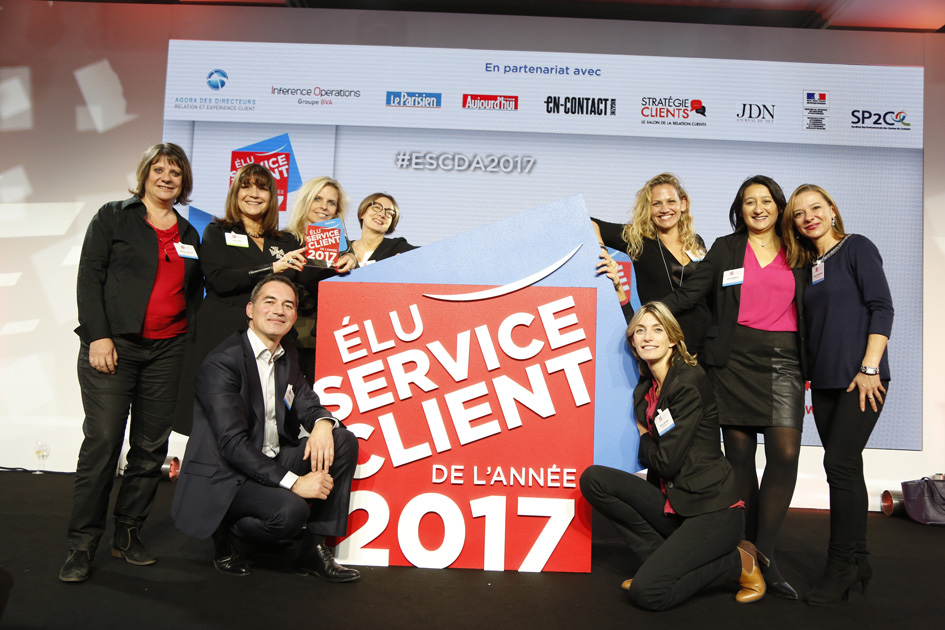 Remise des prix Elu Service Client de l'année 2017